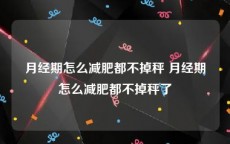 月经期怎么减肥都不掉秤 月经期怎么减肥都不掉秤了