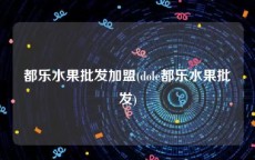 都乐水果批发加盟(dole都乐水果批发)