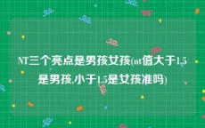 NT三个亮点是男孩女孩(nt值大于1.5是男孩,小于1.5是女孩准吗)