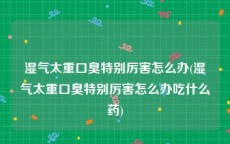 湿气太重口臭特别厉害怎么办(湿气太重口臭特别厉害怎么办吃什么药)