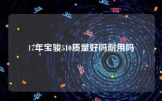 17年宝骏510质量好吗耐用吗