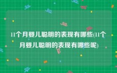 11个月婴儿聪明的表现有哪些(11个月婴儿聪明的表现有哪些呢)