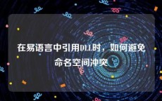 在易语言中引用DLL时，如何避免命名空间冲突