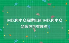 300以内小众品牌包包(300以内小众品牌包包有哪些)