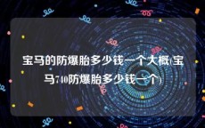 宝马的防爆胎多少钱一个大概(宝马740防爆胎多少钱一个)