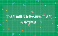 丁烷气和煤气有什么区别(丁烷气与煤气区别)