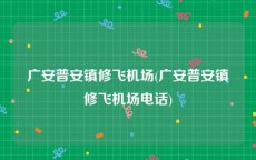 广安普安镇修飞机场(广安普安镇修飞机场电话)