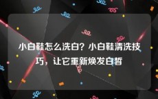 小白鞋怎么洗白？小白鞋清洗技巧，让它重新焕发白皙