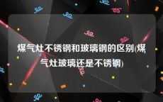 煤气灶不锈钢和玻璃钢的区别(煤气灶玻璃还是不锈钢)