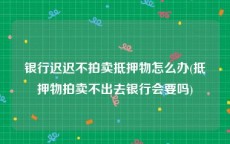 银行迟迟不拍卖抵押物怎么办(抵押物拍卖不出去银行会要吗)