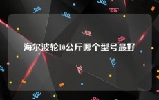 海尔波轮10公斤哪个型号最好