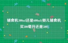 辅食机300ml还是600ml(婴儿辅食机买300毫升还是500)