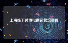 上海线下跨境电商运营培训班