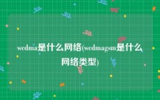 wcdma是什么网络(wcdmagsm是什么网络类型)