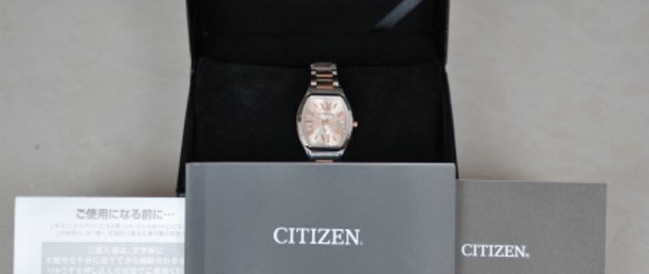 日亚海淘 Citizen 西铁城 XC系列 ES8154-55W 女表