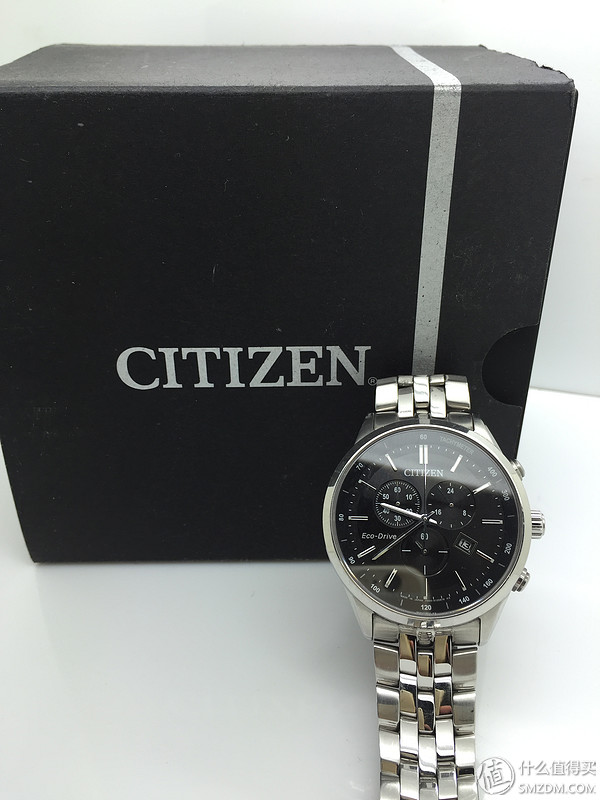 CITIZEN 西铁城 AT2140-55E 光动能不锈钢计时手表 开箱