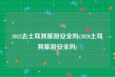 2022去土耳其旅游安全吗(2020土耳其旅游安全吗)