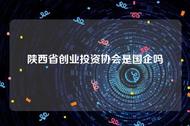 陕西省创业投资协会是国企吗