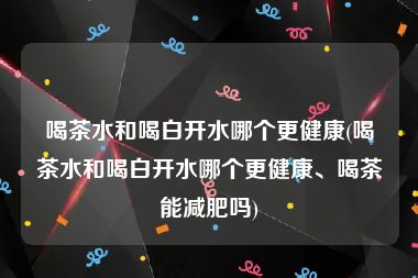 喝茶水和喝白开水哪个更健康(喝茶水和喝白开水哪个更健康、喝茶能减肥吗)