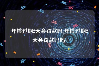 年检过期2天会罚款吗(年检过期2天会罚款吗吗)